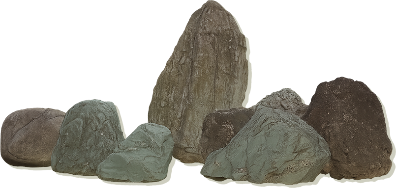 複数の巨石の写真